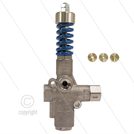 VB60/400 Zero - Mit Drosselplatte - Edelstahl 303 - 400 Bar - 9 bis 60 l/min - max 60°C