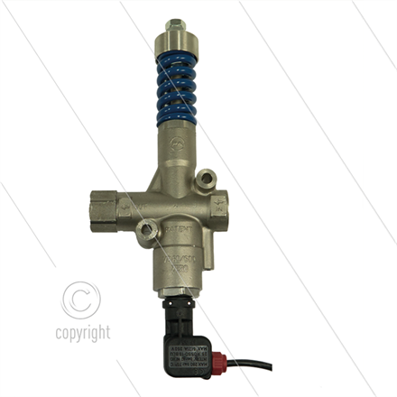 VB60/400 Zero mit Schalter - Edelstahl 303 - 400 Bar - 9 bis