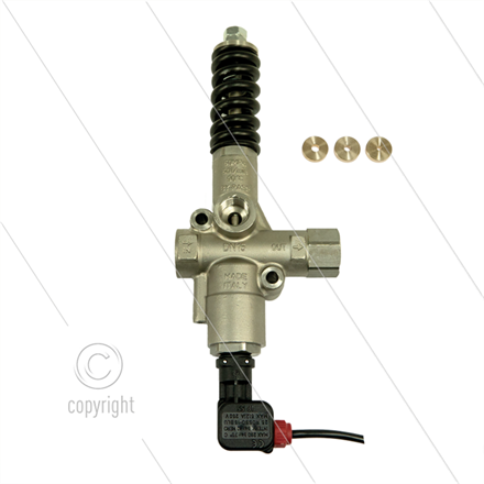 VB60/600 Zero mit Schalter und Drosselplatte - Edelstahl 303 - 600 Bar - 9 bis 60 l/min