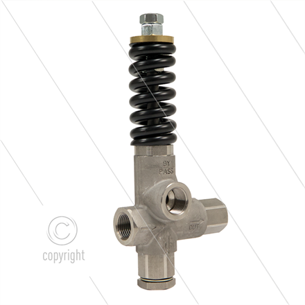 VB80/400 - Druckregelventil -Edelstahl 303 - 400 Bar - 80 l/min - max 60°C - Eingang: 1/2"