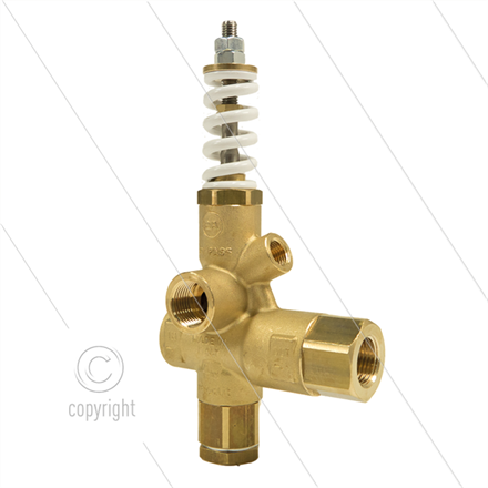 VB85/160-RV mit 1/4" IG Manometeranschluss - 160 bar - 80 l/min - 90°C - Eingang 1/2" IG
