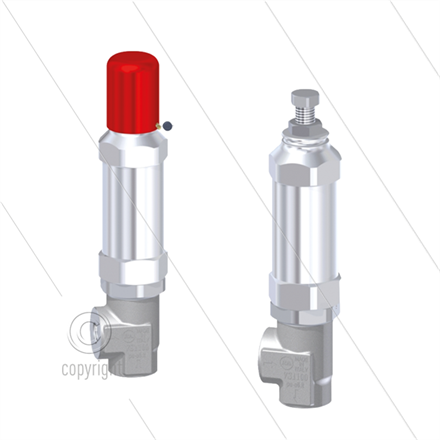VS1100 Sicherheitsventil - VA303 - 1000 Bar - 40 l/min - max 100°C - Eingang: 3/8" IG