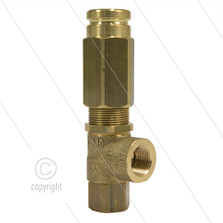 VS220 Sicherheitsventil - 220 Bar - 24 l/min - 60°C - Eingang: 3/8" IG - Bypass: 3/8" IG