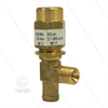 VS30 Sicherheitsventil - 30 Bar - 14 l/min - 60°C - Eingang: 1/4" AG - Bypass: 13mm Tülle