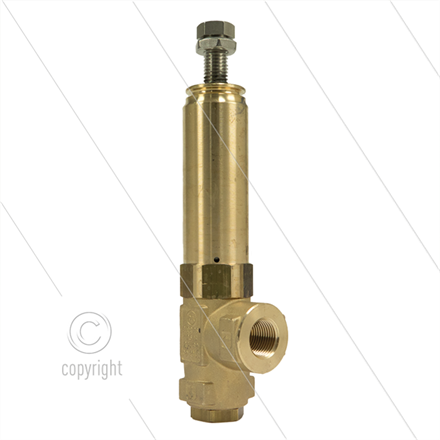 VS500 Sicherheitsventil - 500 Bar - 80 l/min - 60°C - Eingang: 1/2" IG - Bypass: 3/8" IG