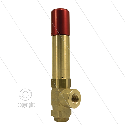 VS500 Sicherheitsventil mit Versiegelung - 500 Bar - 80 l/min - 60°C - Ein: 1/2" IG