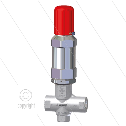 VS660 Sicherheitsventil - 660 Bar - 60 l/min - 60°C - Eingang: 3/8" IG - Ausgang: 3/8" IG