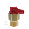 VT6 - Thermoventil - 10 Bar - 30 l/min - Öffnungstemp 63°C - 1/2" AG - 7mm Schlauchtülle