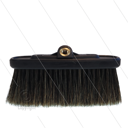 Waschbürste - Natuurhaare - mit festem Kunststoffträger - Ha