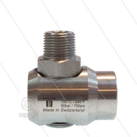 WDEI winkeldrehgelenk - einfach gelagert - G3/8" IG BSP x R3