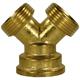Y-COUPLING, BRASS 3/4