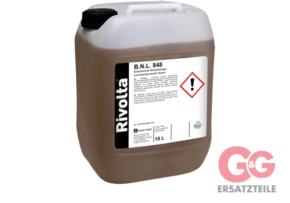 B.N.L. 848 Schaumarmer Neutralreiniger 10 l-Kanister
