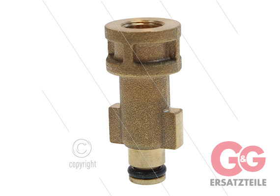 Bajonetnippel 1/4" IG - Messing - passend zu AQUA/FAIP