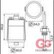 CONTACT THERMOMETER 0-120°C 1/2"M | Bild 2