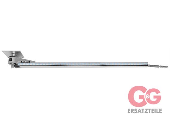 Deckenkreisel-P LED 1750 Edelstahl pol.1/4 LED