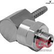 Drehgelenk-90° einfach gelagert, rostfrei DGK-06-90° G1/4"M Schl-Nip-1/4" (6,4) | Bild 2
