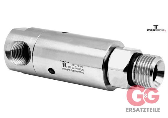 Drehgelenk-90° ø25, Karbid/rostfrei DYL-06-90° G1/4"F G3/8"M