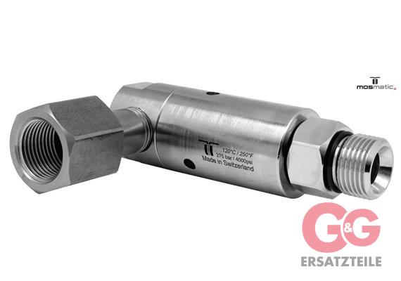 Drehgelenk-90° ø25, Karbid/rostfrei DYL-06-90° G3/8"F G3/8"M