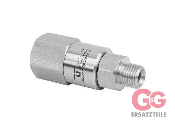 Drehgelenk DGVI-06 G1/4"IG G3/8"AG 500 bar 30 U/min
