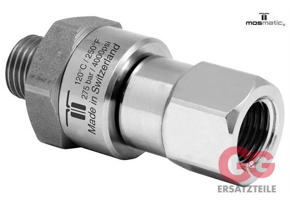 Drehgelenk einfach gelagert, rostfrei DGK-06 G1/4"M M18x1.5M