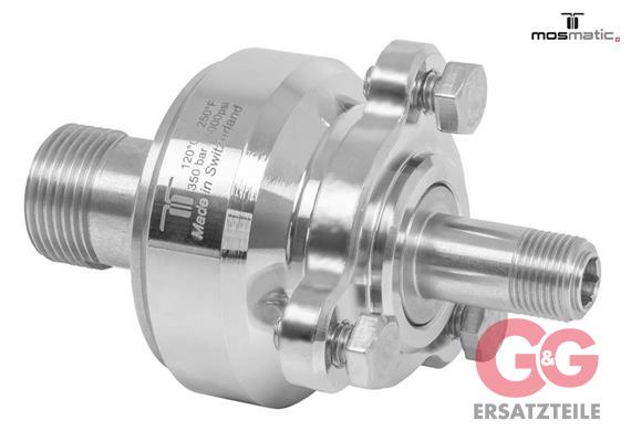 Drehgelenk für Flächenreiniger, Karbid/rf DYW-06 M21x1,5-M M12x1-M 350bar