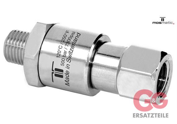 Drehgelenk verstärkt einf-gelagert, INOX DGVI-06 G1/4"kM G1/4"F