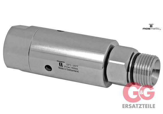 Drehgelenk ø25,Karbid/rostfrei DYL-06 G3/8"F G3/8"M