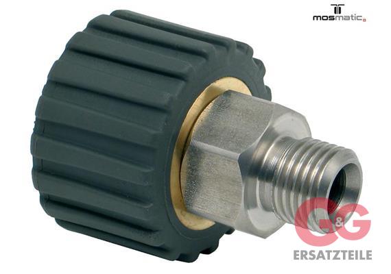 Drehkupplung, grau, rostfrei DKS-06 M21x1,5-F G1/4"M
