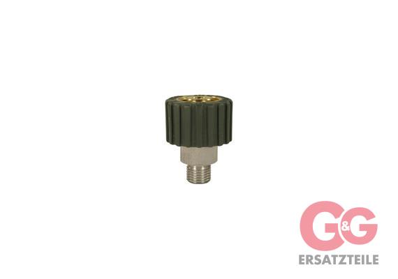 Drehkupplung M21x1,5 HV : 1/4 AG 250 Bar 120°C