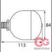 Druckspeicher 0,21 Ltr - 25-220 Bar - M16 AG | Bild 2