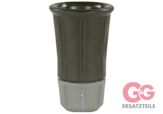 Düsenmuffe 1/8 verz. mit Schutz schwarz
