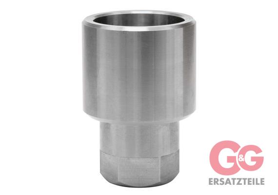 Düsenschutz 1/4"IG-NPT:3/8"IG Edelstahl