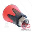 Düsenschutz ST10 - Edelstahl / Kunststoff - rot/schwarz - 1/4" IG | Bild 2