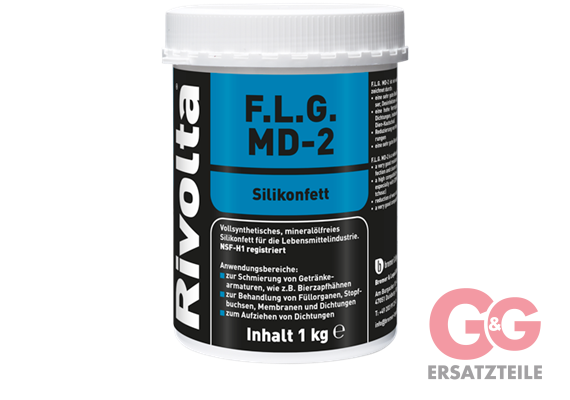 F.L.G. MD-2 Silikonfett 1 kg-Dose