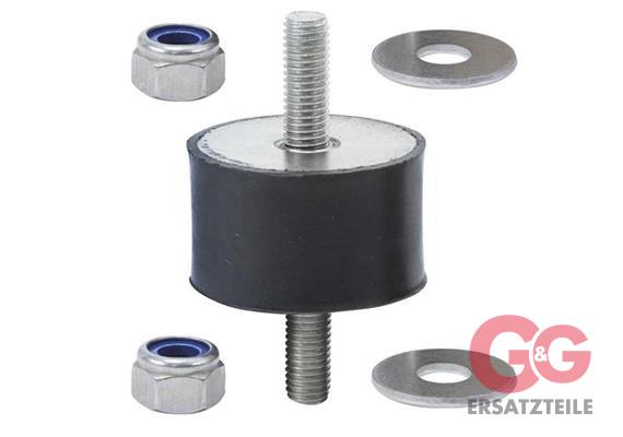 Gummipuffer 50x30 M10x28 4 Stück
