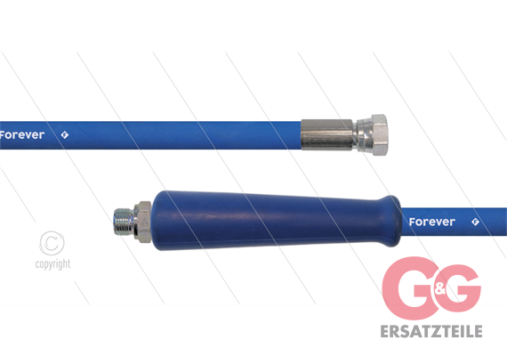 HD-Schlauch blau 2SCX-10 - Forever - 50m - 3/8" AGR x 3/8" DKR - 1x GKS - 400 Bar - 3/8"