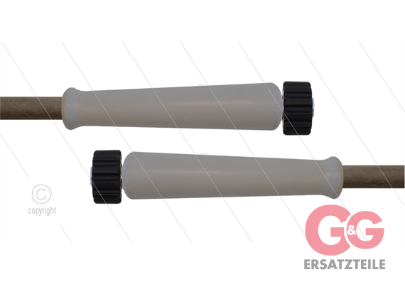 HD-Schlauch grau 2SC-10 - 10m - 2x M22x1,5 HV flach - 2x GKS - 400 Bar