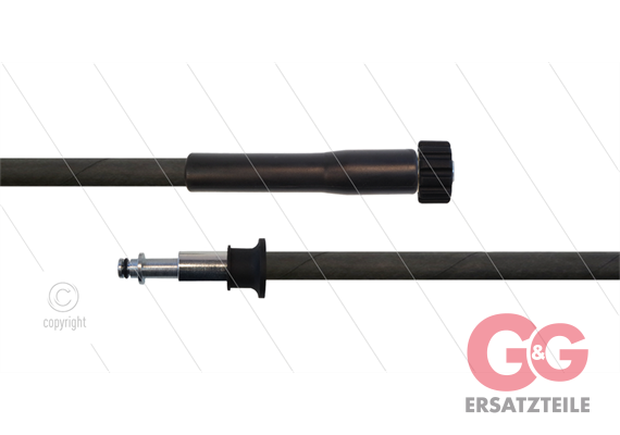 HD-Schlauch schwarz 1SC-06 - 15m - M22x1,5 HV gelb flach x
