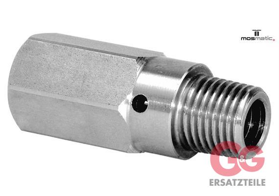 Injektor komplett (Schaum-Bürste) rf/Ms LAZ G1/4"F G1/4"kM ø1,5