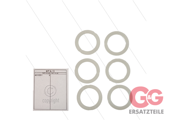 Kit 11 - Satz obere Ringe Ø22mm (6x) - Serie 47 + 48