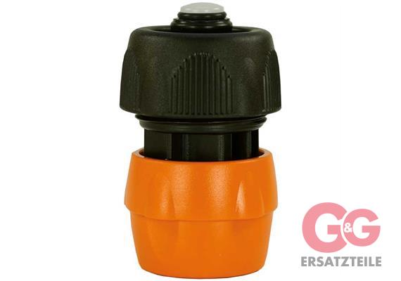 Kupplung 3/4" Schlauch PVC mit Wasserstop