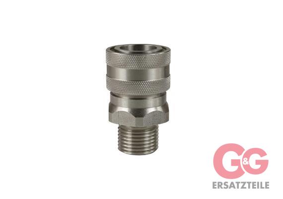 Kupplung ST-3100 1/2"AG Edelstahl