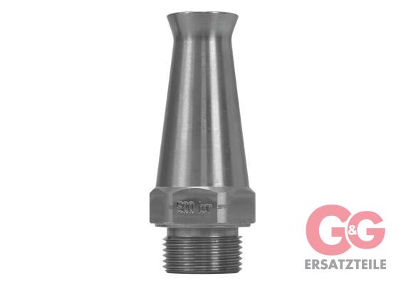 Langkegeldüse 3/4 AG 5 mm Edelstahl+ Düsenschutz