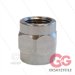 Muffe 1/2" IGx 1/4" IG - Edelstahl - rund mit Sechskant | Bild 2