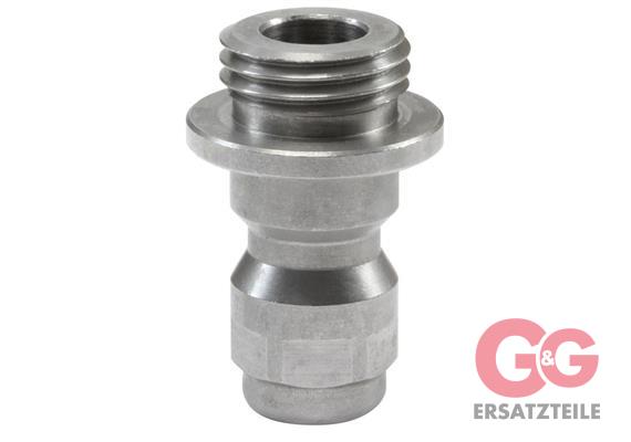 Nippel ST-245 1/4AG 27,5mm Edelstahl