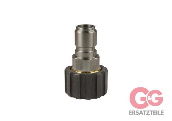 Nippel ST-3100 M22IG Edelstahl/Messing