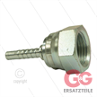 Pressnippel - Stahl - DN06 (1/4") - 1/4" DKR - SW19 | Bild 3