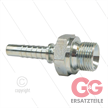 Pressnippel - Stahl - DN08 (5/16") - 3/8" AGR - SW22 | Bild 3
