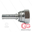 Pressnippel - Stahl - DN10 (3/8") - 1/2" DKR - SW27 | Bild 2