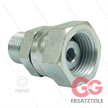 Reduziernippel - Stahl - 1/2" AG x 1/2" Überwurfmutter - BSP | Bild 2